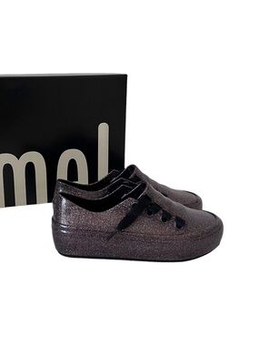 Mini Melissa girls size 13 glitter sneakers